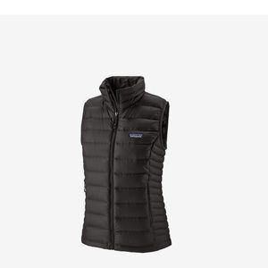 Women’s Black Patagonia Down Vest small